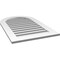 Ekena Millwork Round Top Surface Mount PVC Gable Vent: Functional, w/ 3-1/2"W x 1"P Standard Frame, 24"W x 38"H GVPRT24X3801SF - alternate 5